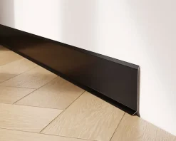 Ilcom Plinthe Pour Parquet Et Stratifié<Plinthe décorative pour mur F Noir mat - 80mm x 2700mm x 0,65 ep.