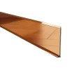 Ilcom Plinthe Pour Parquet Et Stratifié<Plinthe décorative pour mur F Cuivre poli - 100mm x 2700mm x 0,65 ep.