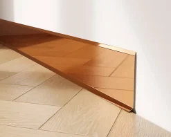 Ilcom Plinthe Pour Parquet Et Stratifié<Plinthe décorative pour mur F Cuivre poli - 100mm x 2700mm x 0,65 ep.
