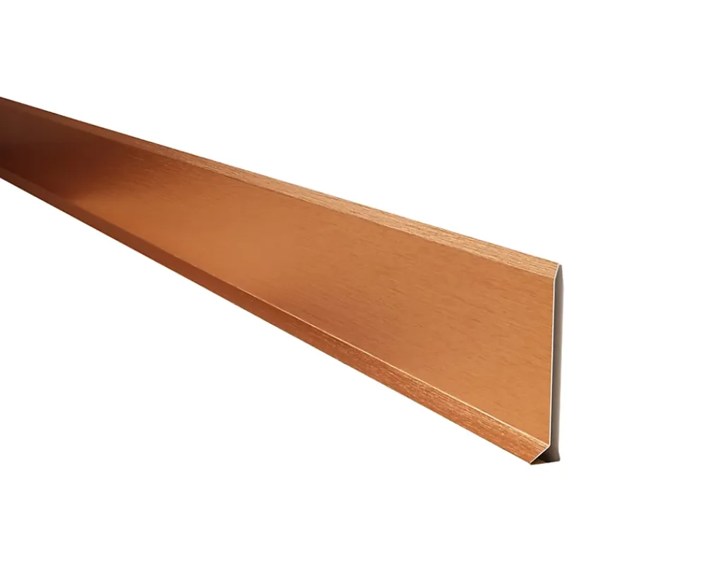 Ilcom Plinthe Pour Parquet Et Stratifié<Plinthe décorative pour mur F Cuivre satiné - 80mm x 2700mm x 0,65 ep.