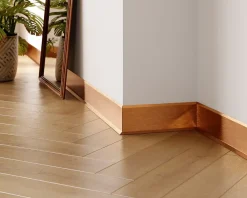 Ilcom Plinthe Pour Parquet Et Stratifié<Plinthe décorative pour mur F Cuivre satiné - 80mm x 2700mm x 0,65 ep.