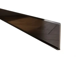 Ilcom Plinthe décorative pour mur F Noir poli - 100mm x 2700mm x 0,65 ep.- Plinthe Pour Parquet Et Stratifié