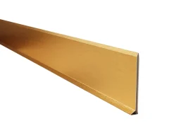 Ilcom Plinthe Pour Parquet Et Stratifié<Plinthe décorative pour mur F Or satiné - 100mm x 2700mm x 0,65 ep.