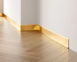 Ilcom Plinthe Pour Parquet Et Stratifié<Plinthe décorative pour mur F Or satiné - 100mm x 2700mm x 0,65 ep.