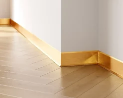 Ilcom Plinthe Pour Parquet Et Stratifié<Plinthe décorative pour mur F Or satiné - 100mm x 2700mm x 0,65 ep.