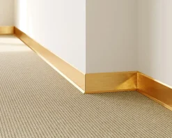Ilcom Plinthe Pour Parquet Et Stratifié<Plinthe décorative pour mur F Or satiné - 100mm x 2700mm x 0,65 ep.