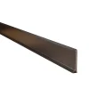Ilcom Plinthe décorative pour mur F Noir satiné - 60mm x 2700mm x 0,65 ep.- Plinthe Pour Parquet Et Stratifié