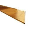 Ilcom Plinthe décorative pour mur F Or poli - 100mm x 2700mm x 0,65 ep.- Plinthe Pour Parquet Et Stratifié