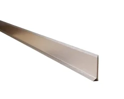 Ilcom Plinthe décorative pour mur F Argent satiné - 60mm x 2700mm x 0,65 ep.- Plinthe Pour Parquet Et Stratifié