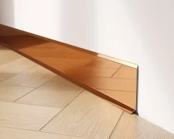 Ilcom Plinthe Pour Parquet Et Stratifié<Plinthe décorative pour mur F Cuivre poli - 80mm x 2700mm x 0,65 ep.