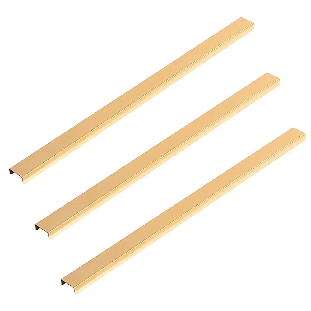 Brand Home Deluxe Panneau Décoratif En Bois<Plinthe décorative pour panneau acoustique Lot de 3 - Or 50 cm