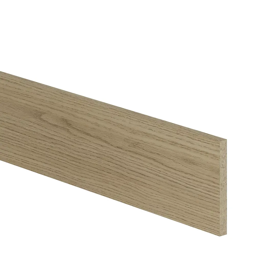 GoodHome Plinthe de cuisine Elcot effet chêne H.15 x l.240 x ép.1,6 cm- Plinthe De Cuisine