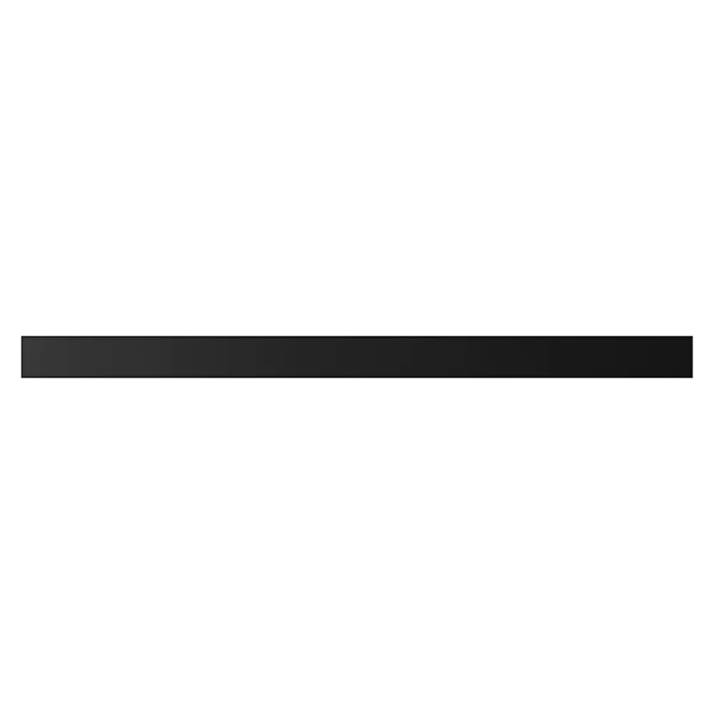 GoodHome Plinthe De Cuisine<Plinthe de cuisine Stevia noir H. 15 x l. 240 x Ep. 1,6 cm