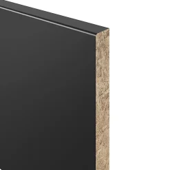 GoodHome Plinthe De Cuisine<Plinthe de cuisine Stevia noir H. 15 x l. 240 x Ep. 1,6 cm