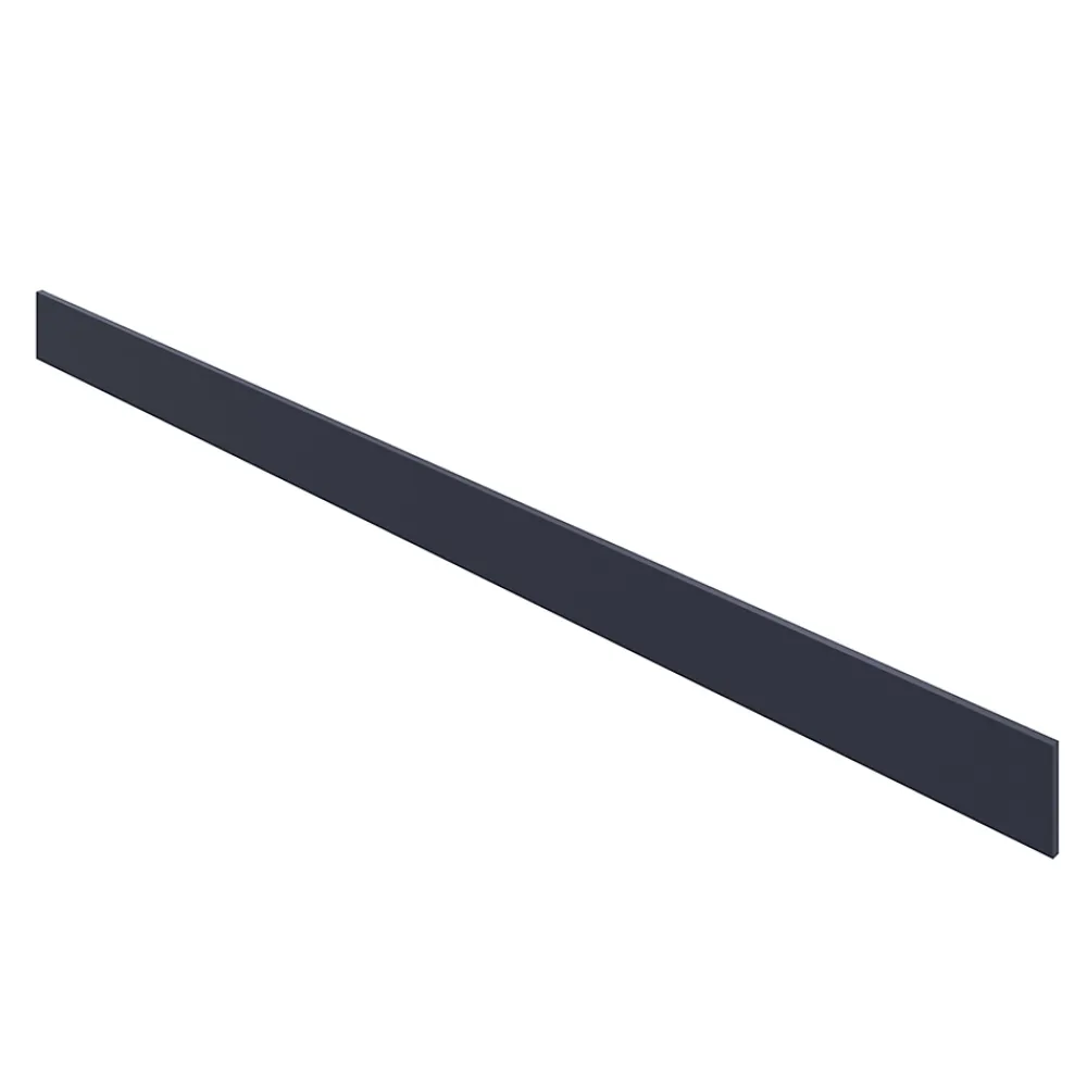 GoodHome Plinthe de cuisine Garcinia et Stevia bleu mat H. 15 cm x l. 2.4 m x Ep. 16 mm- Plinthe De Cuisine
