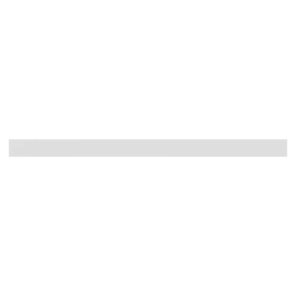GoodHome Plinthe de cuisine Stevia blanc mat H. 15 x l. 240 x Ép. 1,6 cm- Plinthe De Cuisine
