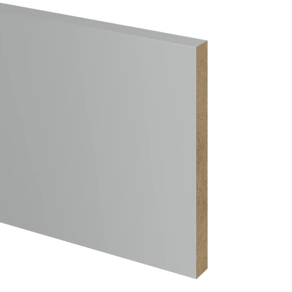 GoodHome Plinthe de cuisine Ash gris mat H. 15 cm x l. 2.4 m x Ep. 16 mm- Plinthe De Cuisine