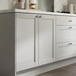 GoodHome Plinthe de cuisine Ash gris mat H. 15 cm x l. 2.4 m x Ep. 16 mm- Plinthe De Cuisine