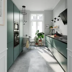 GoodHome Plinthe de cuisine Stevia vert H. 15 x l. 240 x Ep. 1,6 cm- Plinthe De Cuisine