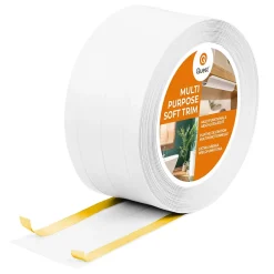 Quest Plinthe Pour Sol En Vinyle Et Pvc<Plinthe de finition W3 en PVC 4,en,1 120 mm, baguette autocollante, masquante, plinthe souple pour sol et mur, blanc, 20 m