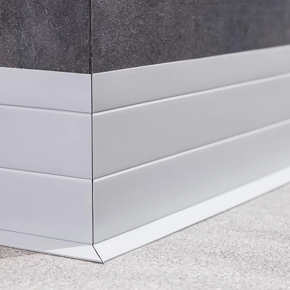 Quest Plinthe Pour Sol En Vinyle Et Pvc<Plinthe de finition W3 en PVC 4,en,1 120 mm, baguette autocollante, masquante, plinthe souple pour sol et mur, blanc, 20 m