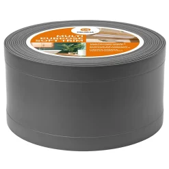 Quest Plinthe de finition W1 en PVC 6,en,1 120 mm, baguette autocollante, masquante, plinthe souple pour sol et mur, gris foncé, 15 m- Plinthe Pour Sol En Vinyle Et Pvc