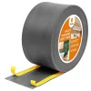Quest Plinthe de finition W1 en PVC 6,en,1 120 mm, baguette autocollante, masquante, plinthe souple pour sol et mur, gris foncé, 25 m- Plinthe Pour Sol En Vinyle Et Pvc