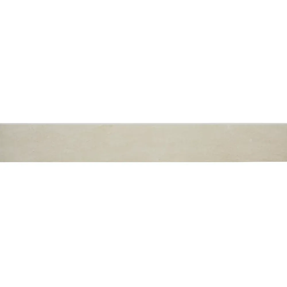 GoodHome Plinthe Pour Carrelage Sol<Plinthe en carrelage beige effet beige L.60 x l.8 cm x ép.8 mm, Soft Travertin