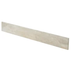 GoodHome Plinthe Pour Carrelage Sol<Plinthe en carrelage beige mat effet ardoise L.61,5 x l.7,5 cm x ép.7,5 mm, Shaded