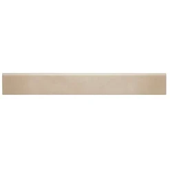 GoodHome Plinthe Pour Carrelage Sol<Plinthe en carrelage beige mat L.60 x l.8 cm x ép.10 mm, Smooth