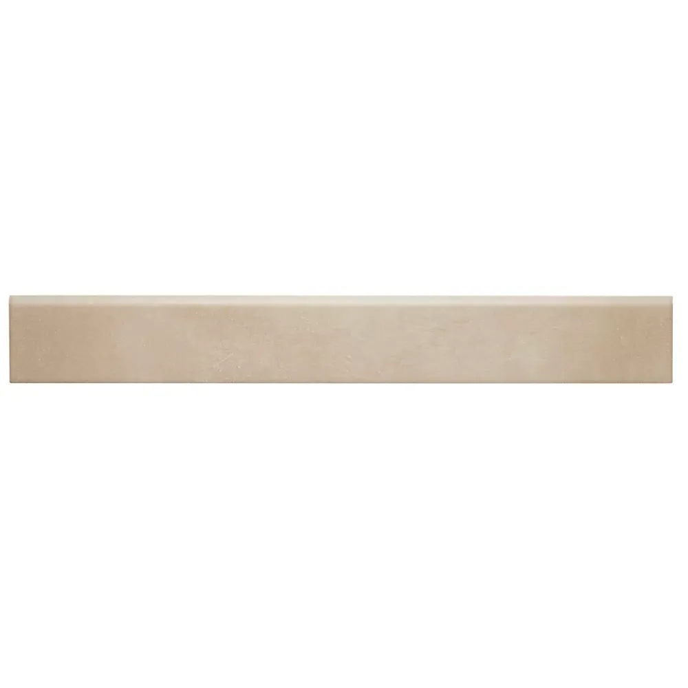 GoodHome Plinthe Pour Carrelage Sol<Plinthe en carrelage beige mat L.60 x l.8 cm x ép.10 mm, Smooth