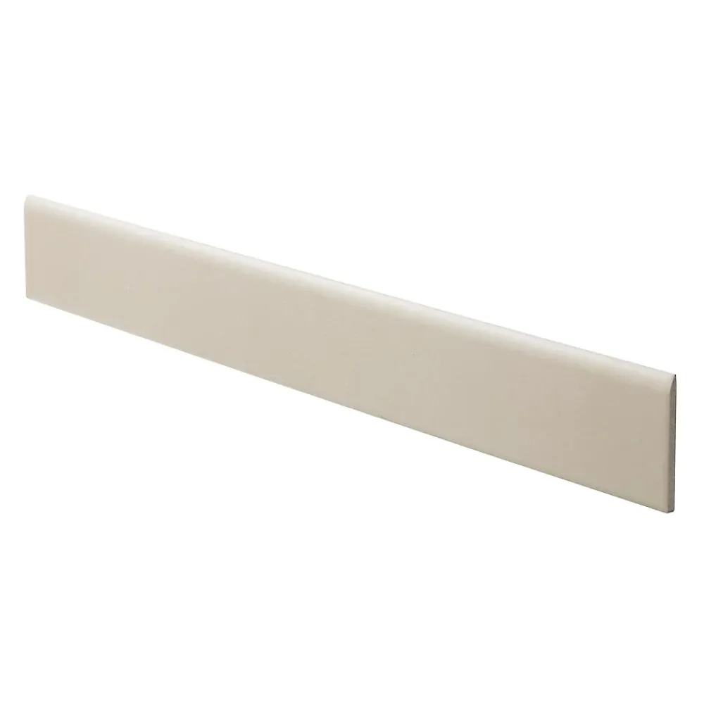 GoodHome Plinthe en carrelage blanc mat L.60 x l.8 cm x ép.10 mm, Smooth- Plinthe Pour Carrelage Sol