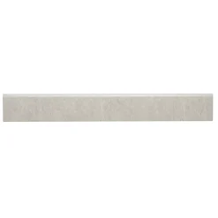 GoodHome Plinthe en carrelage blanc effet pierre satin L.60 x l.8 cm x ép.9,3 mm, Natural- Plinthe Pour Carrelage Sol