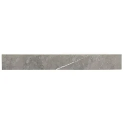 Colours Plinthe en carrelage effet marbre gris mat L.60 x l.8 cm x ép.10 mm, Ultimate Marble- Plinthe Pour Carrelage Sol