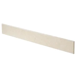 GoodHome Plinthe Pour Carrelage Sol<Plinthe en carrelage effet pierre beige taupe L.61,5 x l.7,5 cm x ép.9 mm, Soft Lime Stone