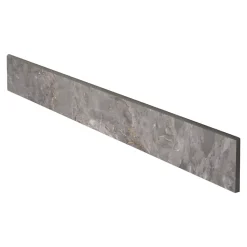 GoodHome Plinthe Pour Carrelage Sol<Plinthe en carrelage effet pierre gris mat L.60 x l.8 cm x ép.8,4 mm, Zerlina