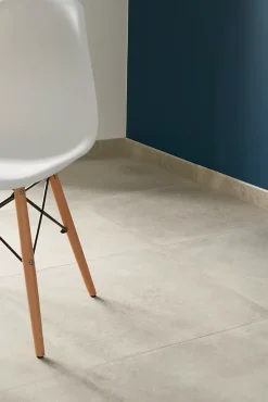 GoodHome Plinthe Pour Carrelage Sol<Plinthe en carrelage effet béton gris clair L.60 x l.8 cm x ép.9 mm, Kontainer