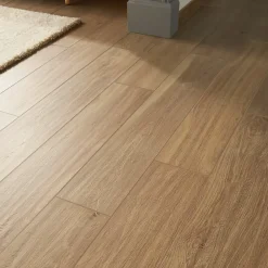 GoodHome Plinthe en carrelage effet bois brut naturel L.60 x l.8 cm x ép.9 mm, Rustic Wood- Plinthe Pour Carrelage Sol