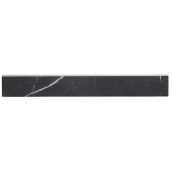 Colours Plinthe Pour Carrelage Sol<Plinthe en carrelage effet marbre noir mat L.59,5 x l.8 cm x ép.10 mm, Ultimate Marble