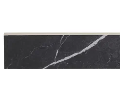 Colours Plinthe Pour Carrelage Sol<Plinthe en carrelage effet marbre noir mat L.59,5 x l.8 cm x ép.10 mm, Ultimate Marble