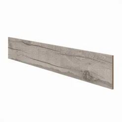 GoodHome Plinthe Pour Carrelage Sol<Plinthe en carrelage effet chêne gris mat L.45 cm x l.8 cm x ép.10 mm, Vintage Oak