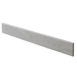 GoodHome Plinthe en carrelage gris clair effet ardoise L.61 x l.7,5 cm x ép.9 mm, Slate- Plinthe Pour Carrelage Sol