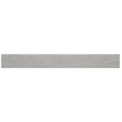 GoodHome Plinthe en carrelage gris clair effet ardoise L.61 x l.7,5 cm x ép.9 mm, Slate- Plinthe Pour Carrelage Sol