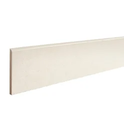 GoodHome Plinthe Pour Carrelage Sol<Plinthe en carrelage ivoire effet béton L.61,5 x l.8 cm x ép.7,4 mm, Konkrete