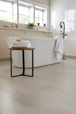 GoodHome Plinthe en carrelage ivoire effet pierre L.60 x l.8 cm x ép.8 mm, Soft Travertin- Plinthe Pour Carrelage Sol