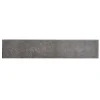GoodHome Plinthe en grès porcelainé effet béton anthracite L.40 x l.7 cm x ép.7,4 mm, Konkrete- Plinthe Pour Carrelage Sol