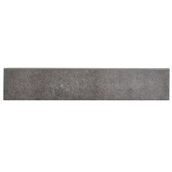 GoodHome Plinthe en grès porcelainé effet béton anthracite L.40 x l.7 cm x ép.7,4 mm, Konkrete- Plinthe Pour Carrelage Sol