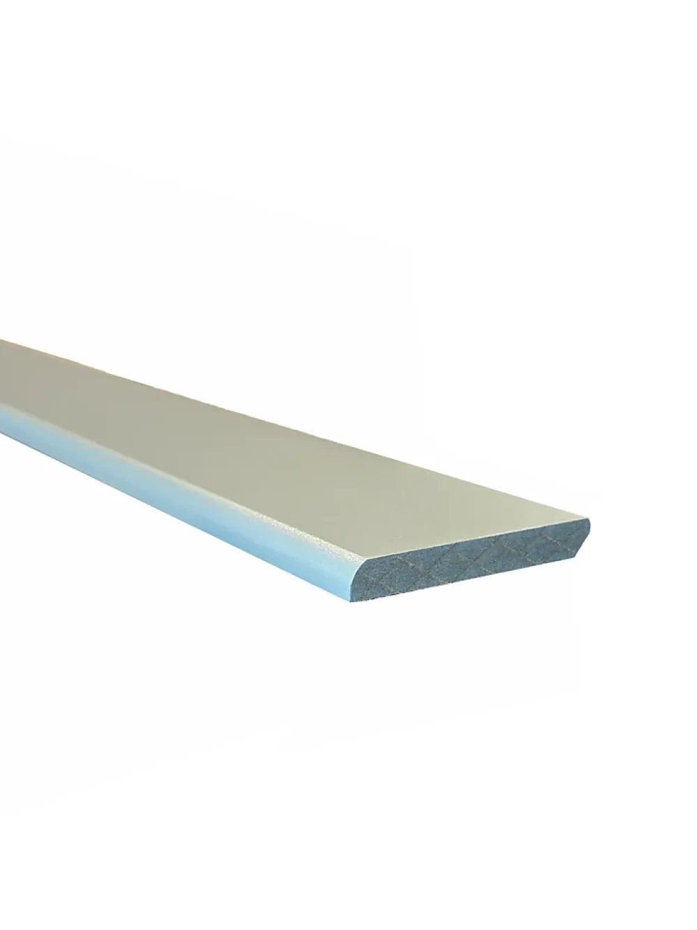 Plinthe en MDF arrondie Ninna couleur vert olive 10X70mm L.2,44m- Panneau Décoratif En Bois