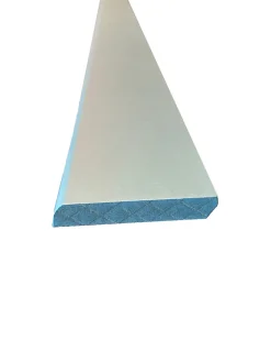 Plinthe en MDF arrondie Ninna couleur vert olive 10X70mm L.2,44m- Panneau Décoratif En Bois