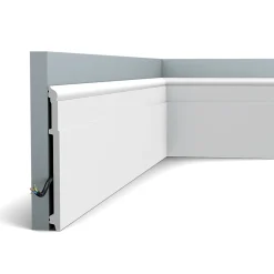 Orac Decor Plinthe haute SX156 qui adoucit la transition mur et sol- Plinthe Pour Parquet Et Stratifié